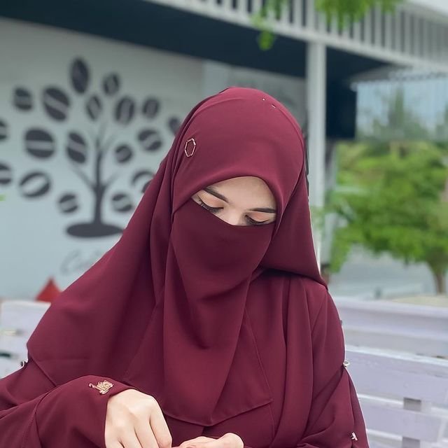 cute hijab girl dp