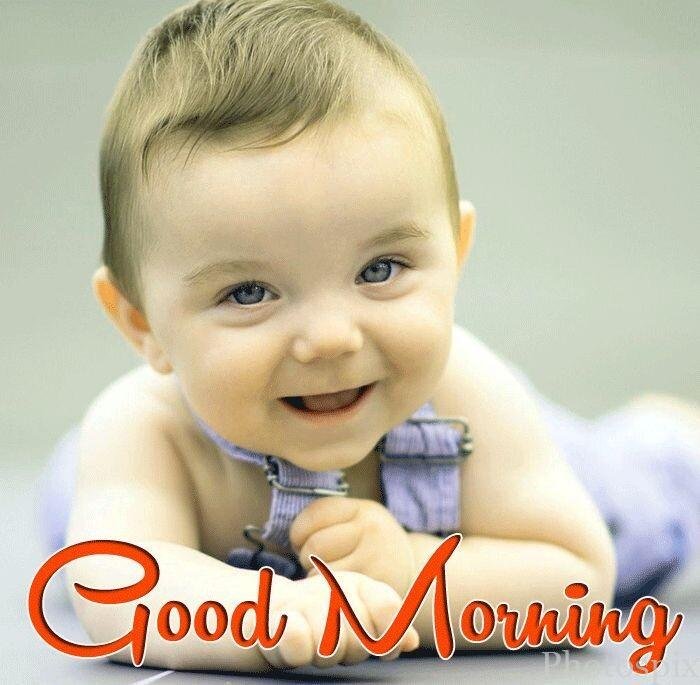 good morning cute baby images