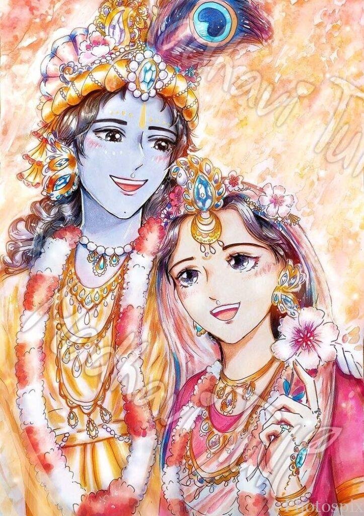 radha krishna photo