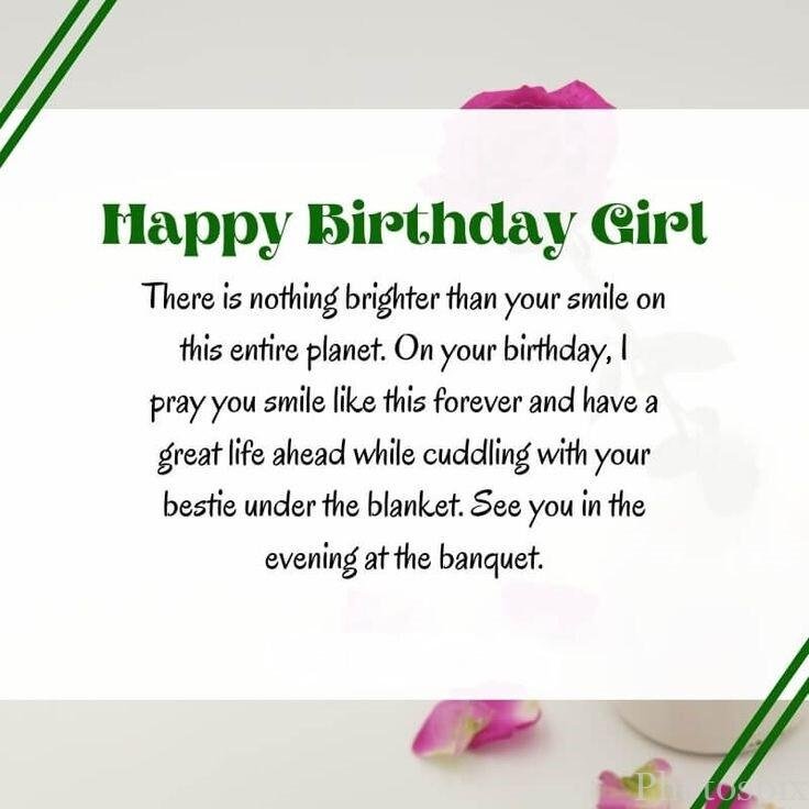 Happy birhtday wishes for girlfriend